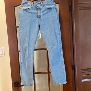 Levi 501 denim from aritzia